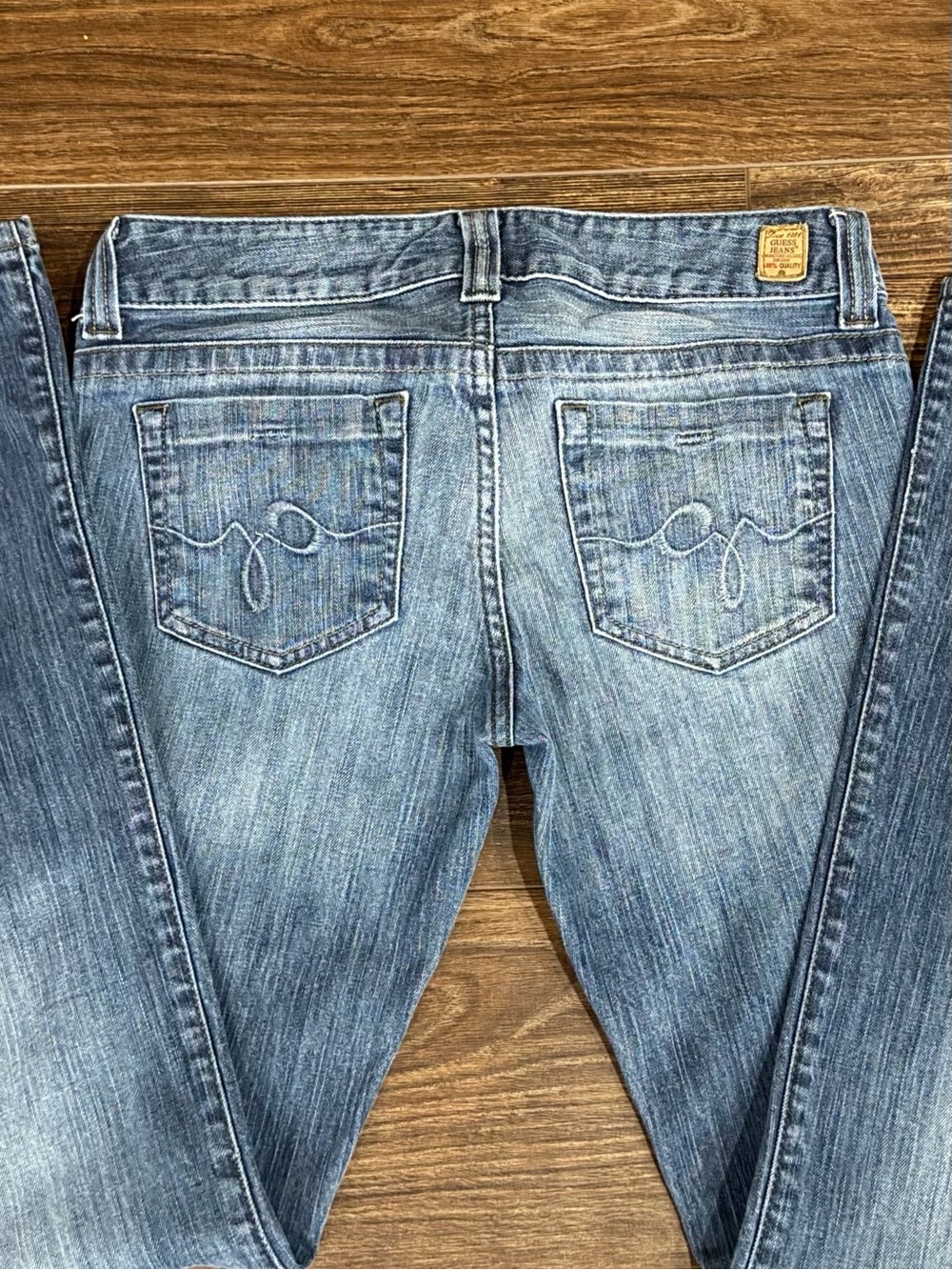 Y2K Vintage Guess Jeans Flair Leg Low Rise - Picture 7 of 9